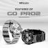 HiFuture Go Pro 2 Smart Watch, Stainless Steel, 1.32"-inch AMOLED Display, Powered by Dual Core Processor & Syntra AI, IP68 Waterproof, 24/7 True heart rate & Blood Oxygen Sensor (the Sixth Generation), up to 10 days daily use - Black